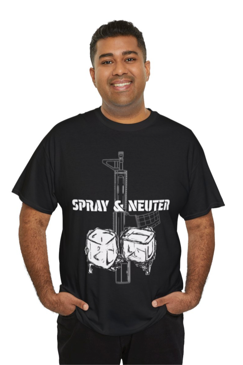 Unisex Heavy Cotton Tee with Street Art Graphic Design, Casual Wear, Gift for Him/Her, Streetwear, Artistic Apparel